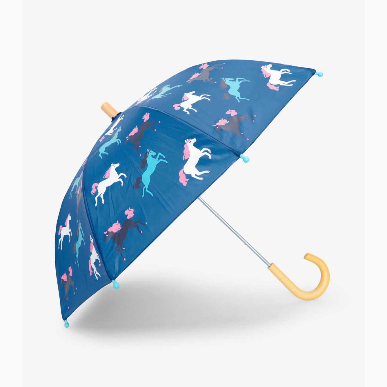 Hatley Prancing Horses Colour Changing Umbrella F22fhk021 Accessories ONE SIZE / Blue
