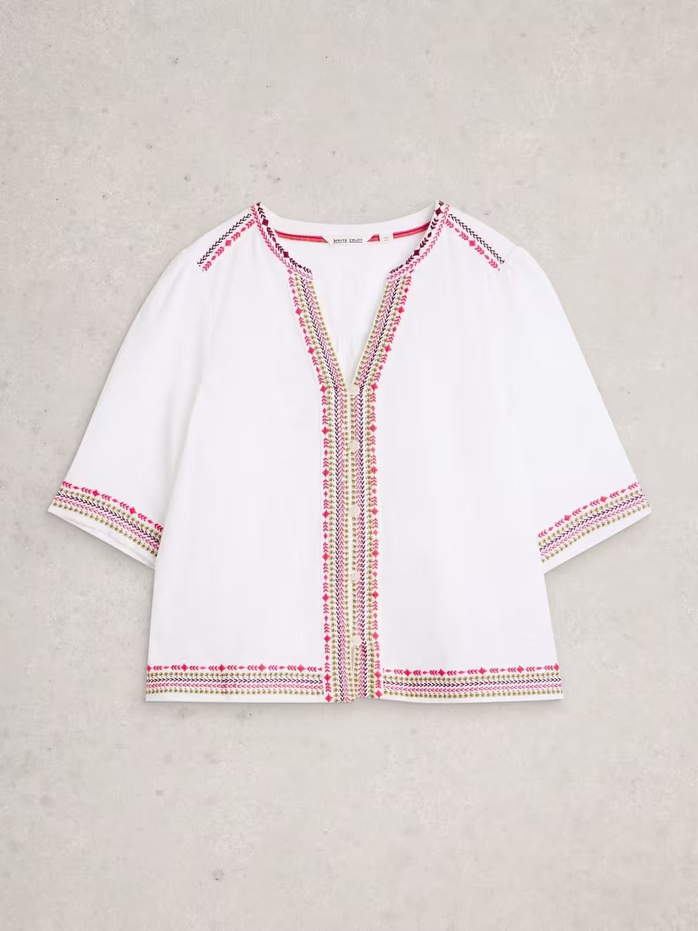 White Stuff Womens Lizzie Tunic Top 445841 Cream Clothing UK8 / Cream,UK10 / Cream,UK12 / Cream,UK14 / Cream,UK16 / Cream