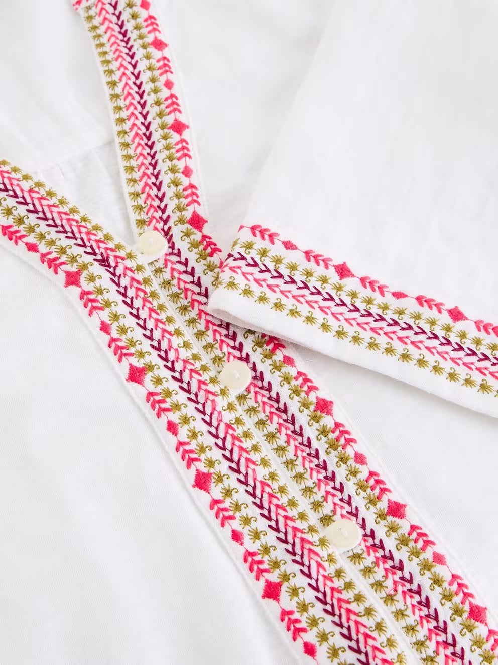 White Stuff Womens Lizzie Tunic Top 445841 Cream Clothing UK8 / Cream,UK10 / Cream,UK12 / Cream,UK14 / Cream,UK16 / Cream