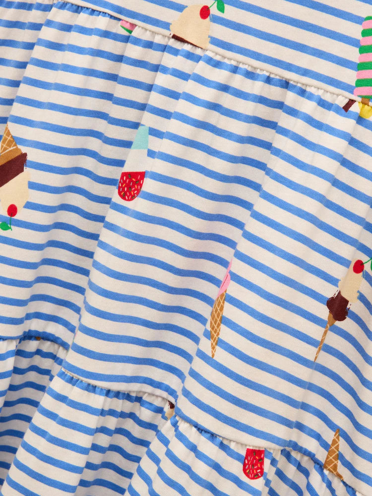 Joules Girls Butterfly Ice Cream Dress E96235 Clothing 4YRS / Blue,5YRS / Blue,7YRS / Blue,8YRS / Blue,9YRS / Blue