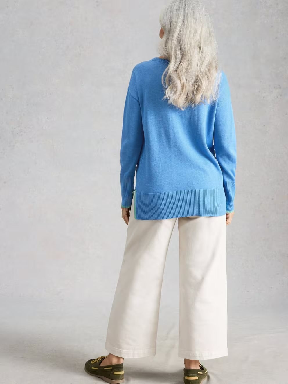 White Stuff Womens Olive Jumper 445896 Sky Blue Clothing UK8 / Sky Blue,UK10 / Sky Blue,UK12 / Sky Blue,UK14 / Sky Blue,UK16 / Sky Blue,UK18 / Sky Blue