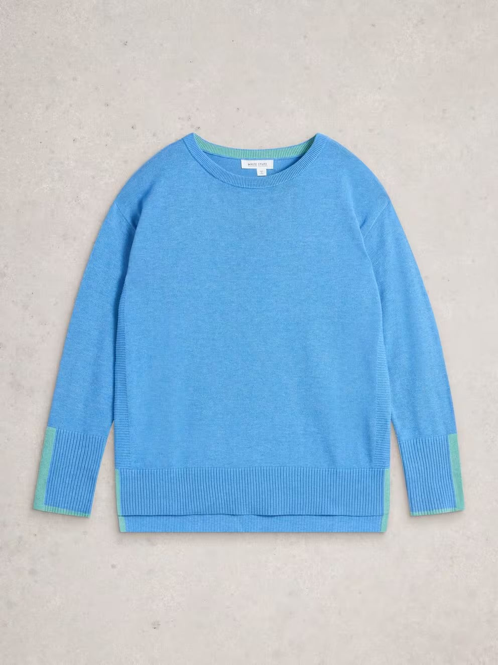 White Stuff Womens Olive Jumper 445896 Sky Blue Clothing UK8 / Sky Blue,UK10 / Sky Blue,UK12 / Sky Blue,UK14 / Sky Blue,UK16 / Sky Blue,UK18 / Sky Blue