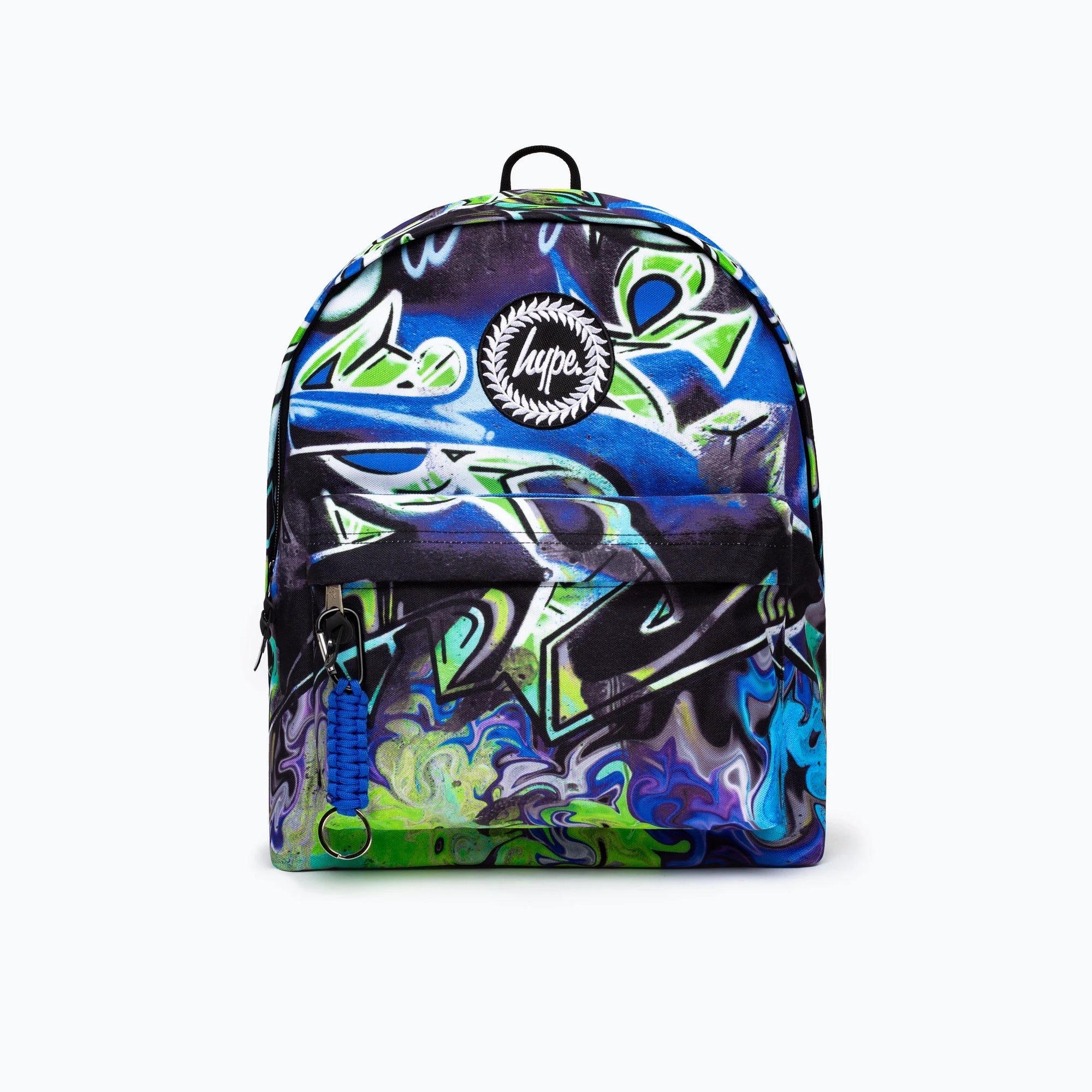 Hype Blue Graffiti Backpack Xucb-059 Accessories ONE SIZE / Blue