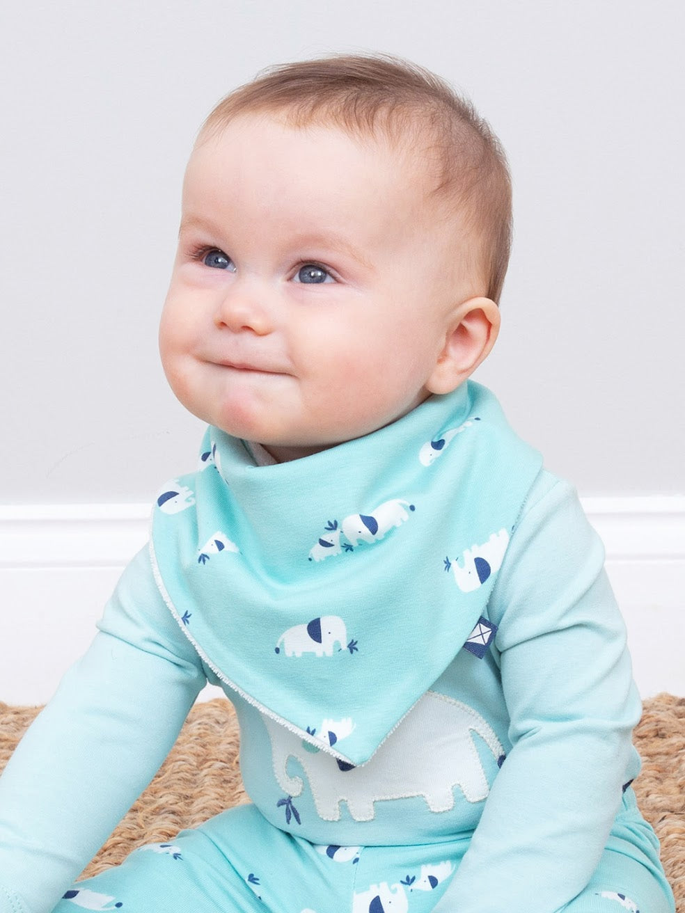 Kite Ele Time Baby Bib 1468 Accessories ONE SIZE / Aqua