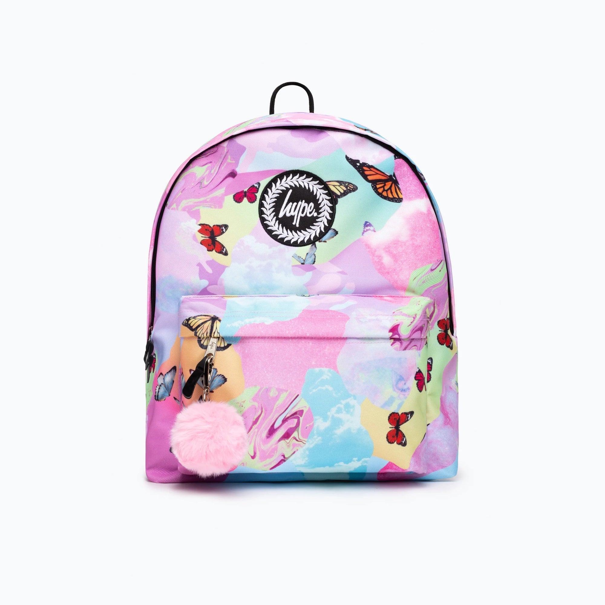 Hype Rainbow Butterfly Skies Backpack Xucb-012 Accessories ONE SIZE / Pink