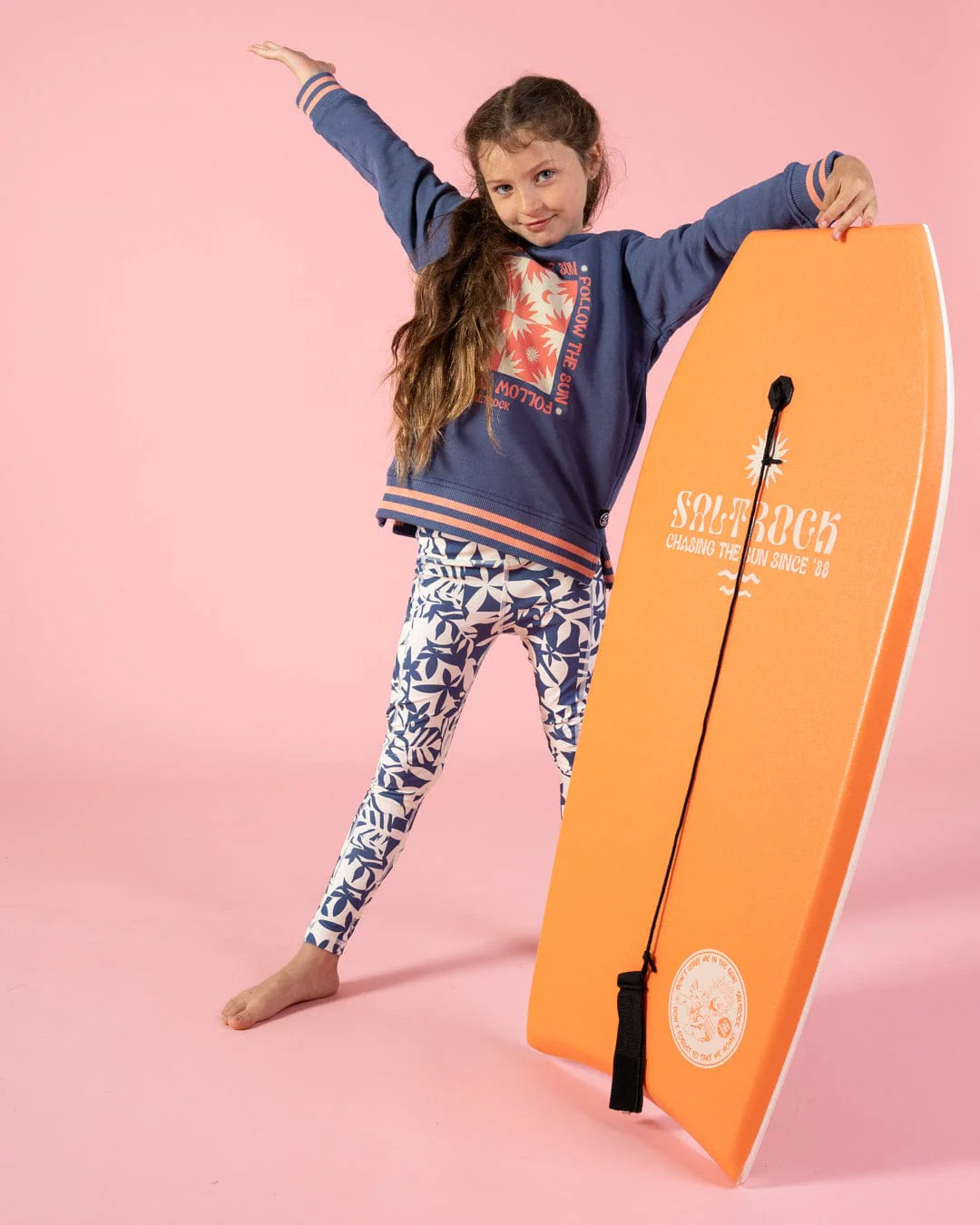 Saltrock Girls Sun Follower Hoodie Hwf42501020 Clothing 9/10YRS / Blue,11/12YRS / Blue,13YRS / Blue