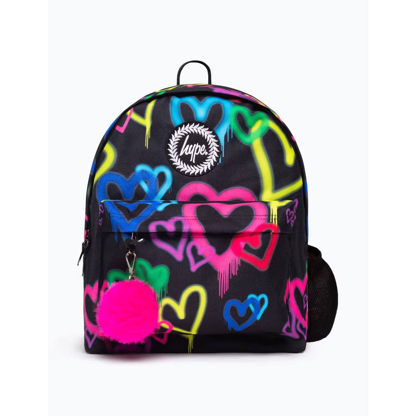 Hype Black Graffiti Heart Backpack Rtlr201 Accessories ONE SIZE / Multi