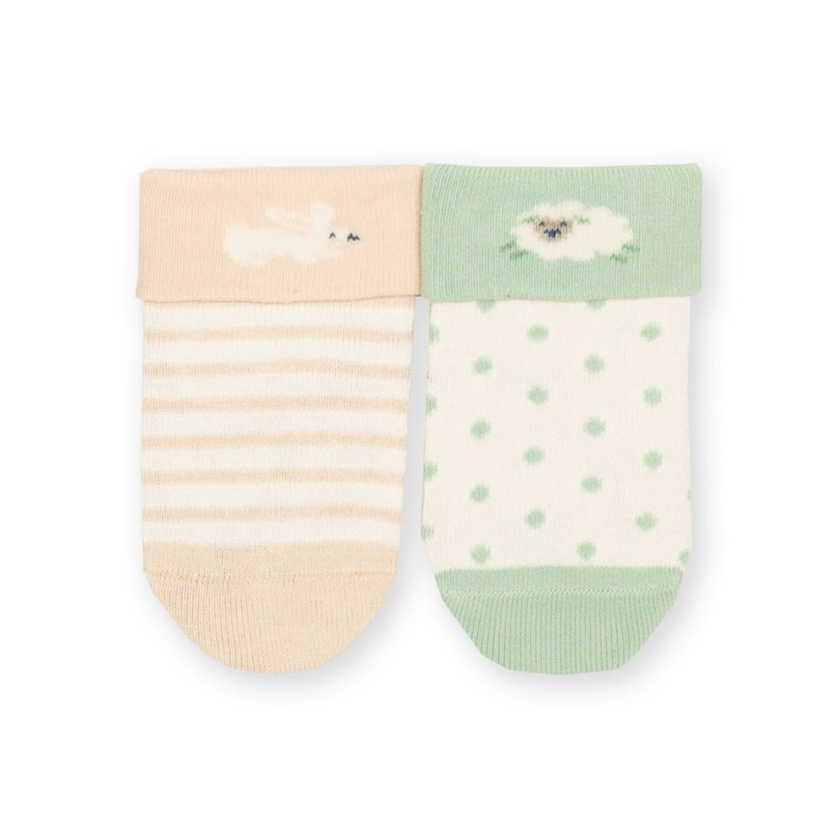 Kite 2 Pack Busy Baa Baa Socks 3093 Clothing 0-6M / Multi,6-12M / Multi