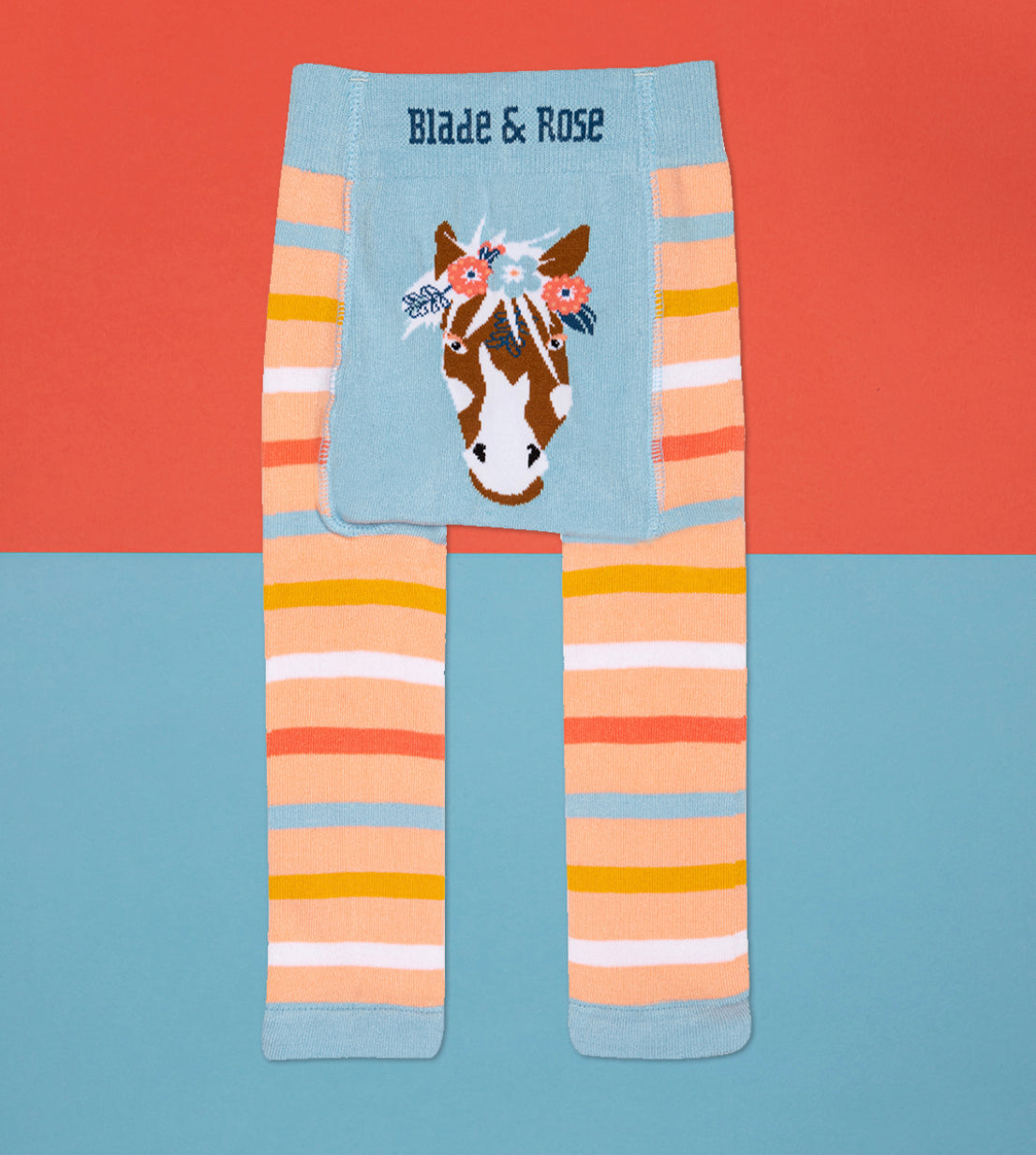 Blade &amp; Rose Bella The Horse Knitted Leggings Clothing 0-6M / Multi,6-12M / Multi,12-24M / Multi