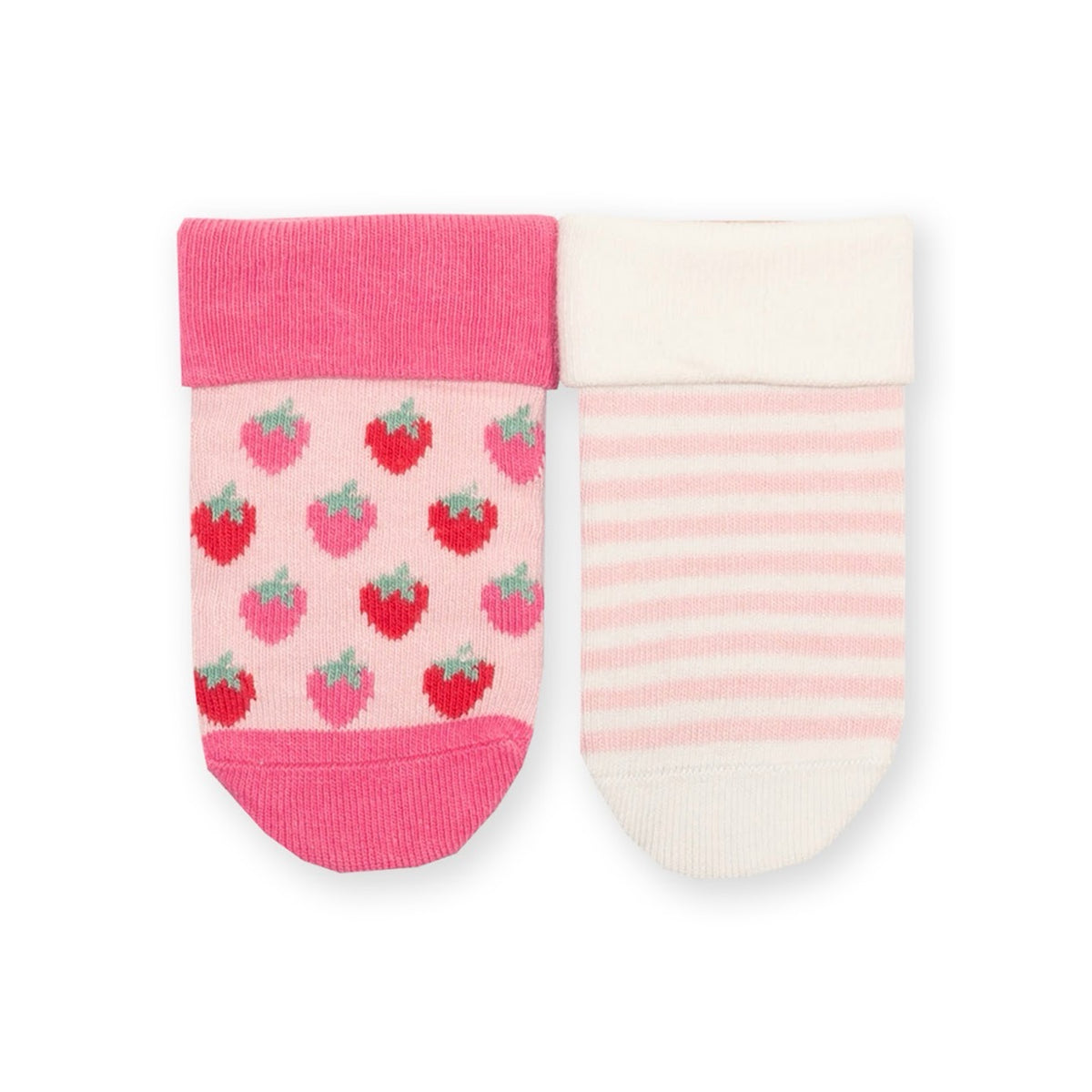 Kite 2 Pack Baby Socks Berry Dot 3354 Clothing 0-6M / Pink,6-12M / Pink,12-24M / Pink