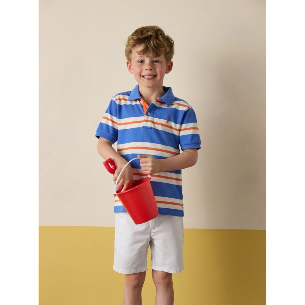 Joules Boys Filbert Polo Shirt E55794 Blue Stripe Clothing 5YRS / Blue,6YRS / Blue,8YRS / Blue,10YRS / Blue,12YRS / Blue