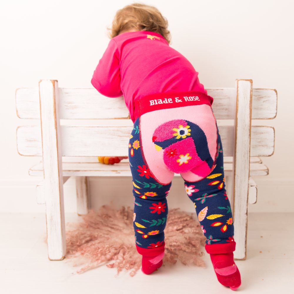 Blade &amp; Rose Layla The Parrot Knitted Leggings Clothing 0-6M / Multi,6-12M / Multi,12-24M / Multi
