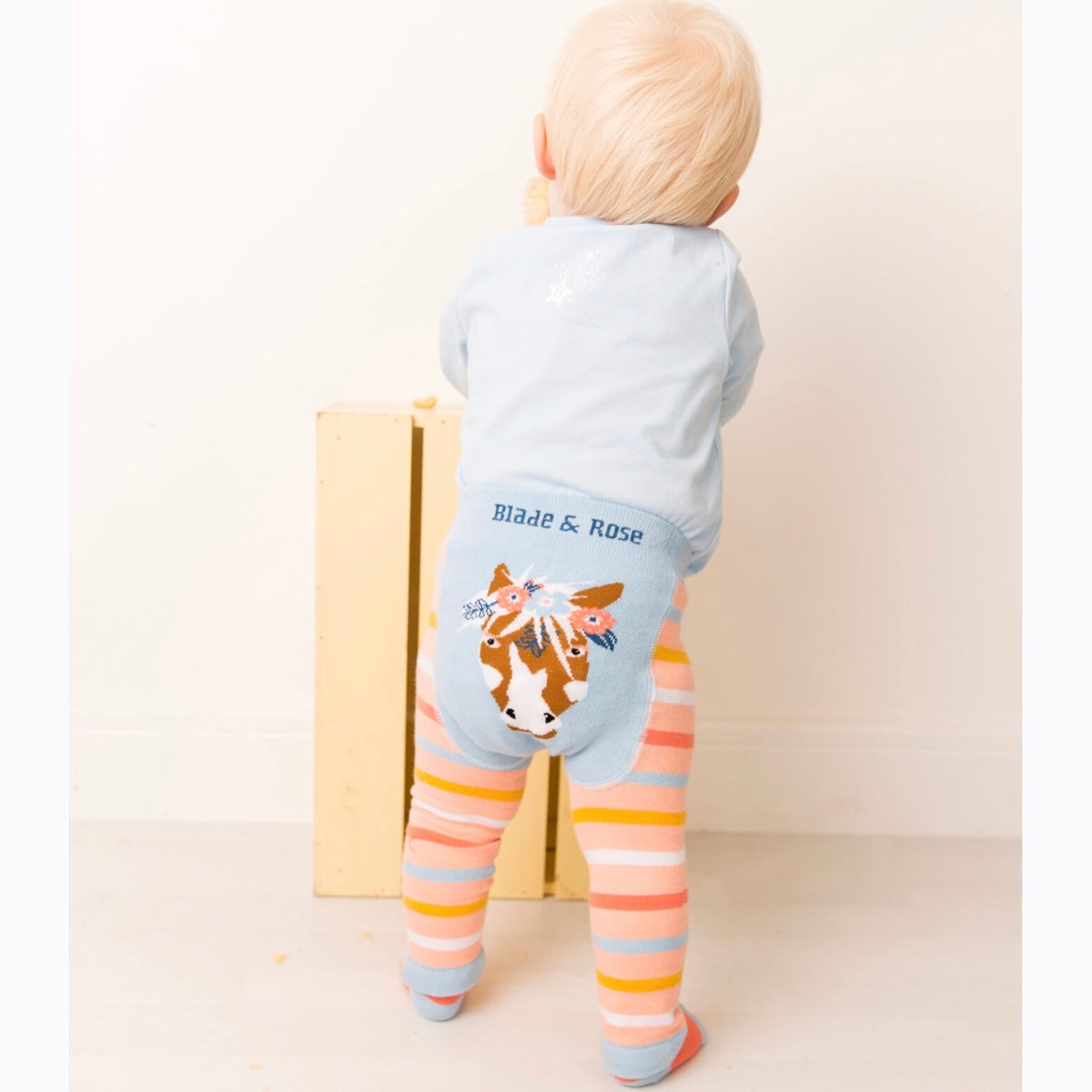 Blade &amp; Rose Bella The Horse Knitted Leggings Clothing 0-6M / Multi,6-12M / Multi,12-24M / Multi