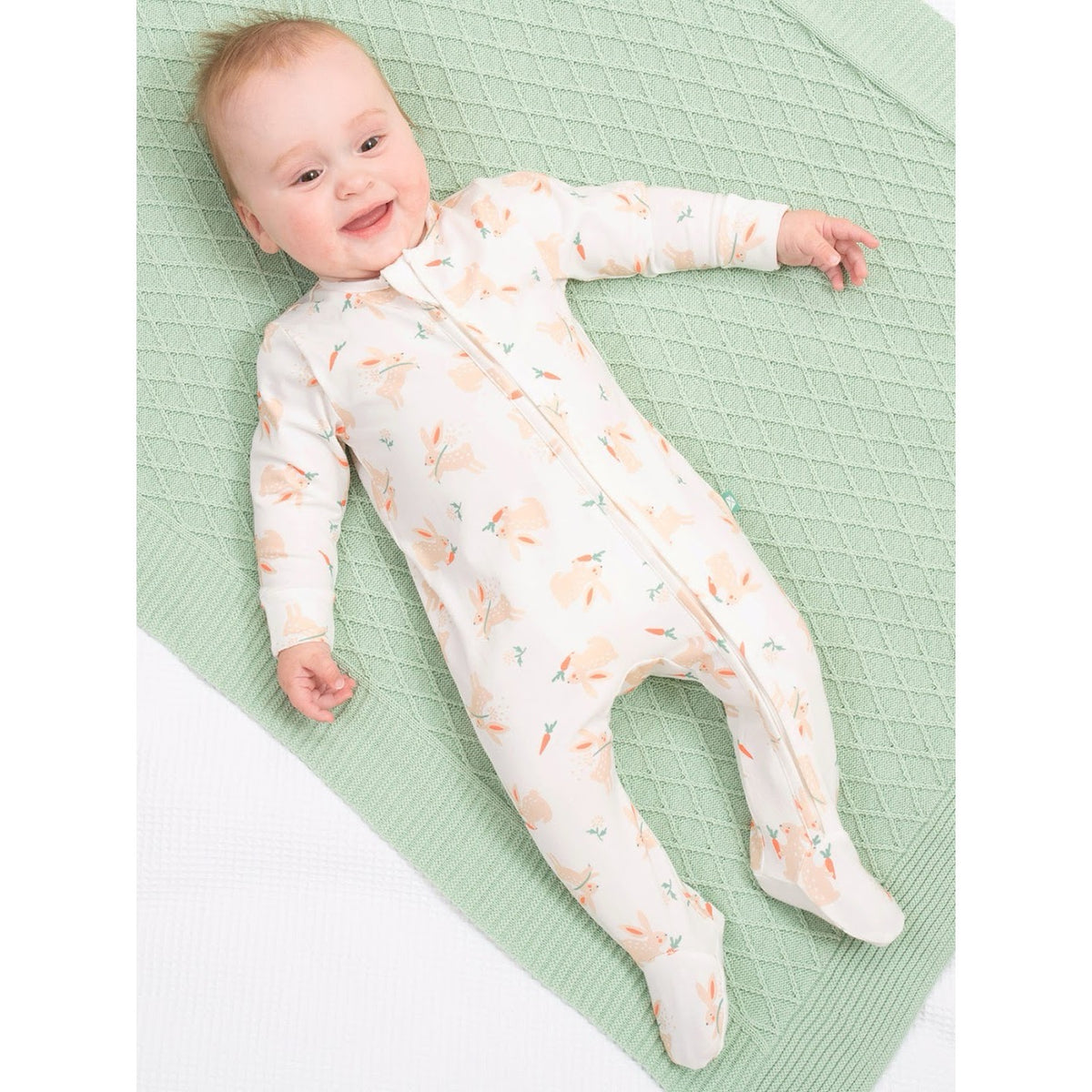 Kite Busy Bun Sleepsuit 8789 Clothing NEWBORN / Natural,0-1M / Natural,0-3M / Natural,3-6M / Natural,6-9M / Natural