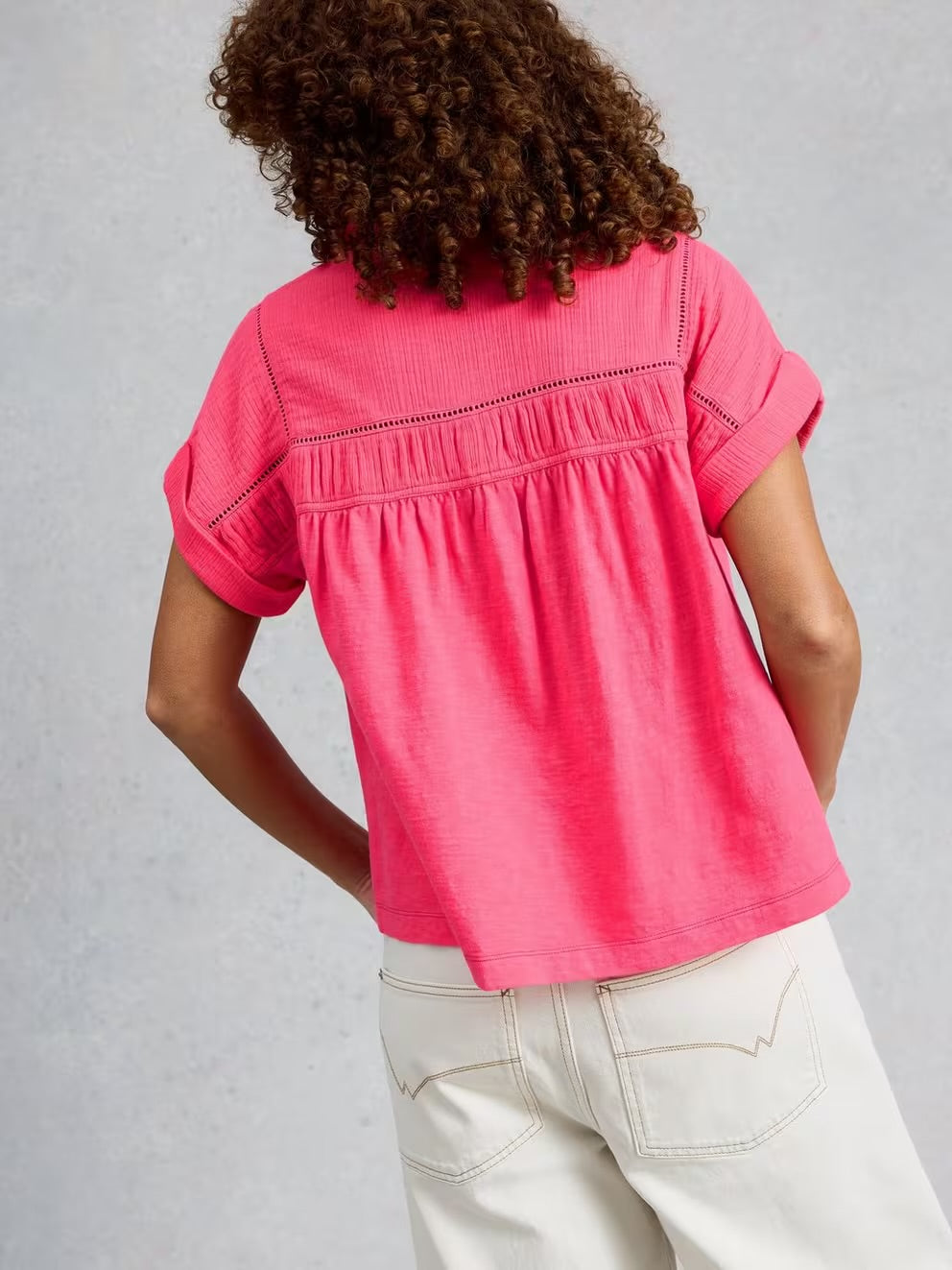 White Stuff Womens Didi Tunic Top 445839 Pink Clothing UK8 / Pink,UK10 / Pink,UK12 / Pink,UK14 / Pink,UK16 / Pink