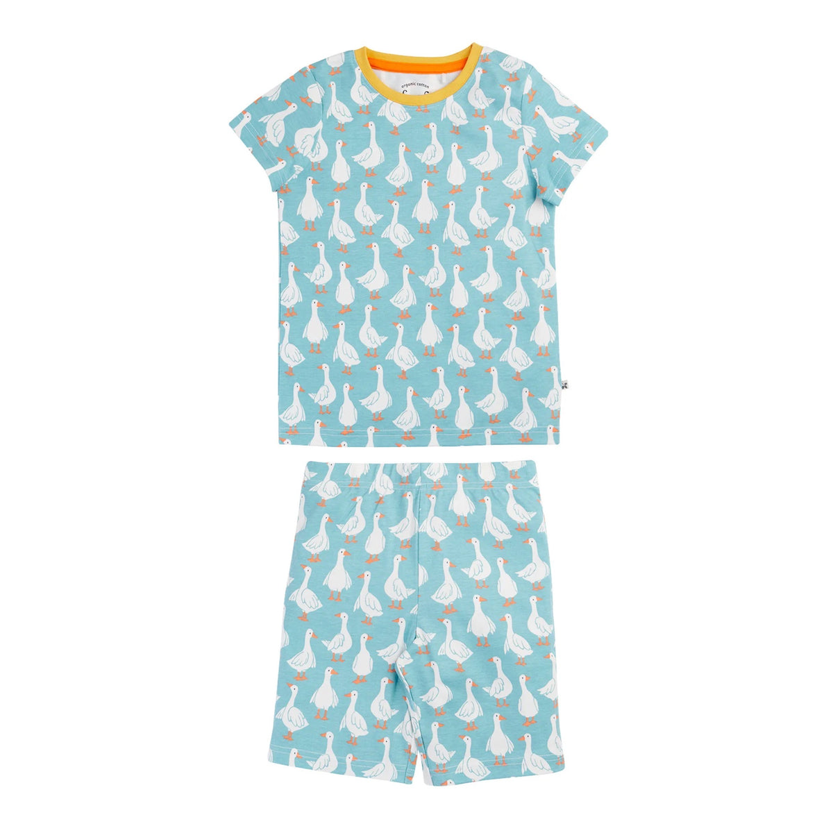Frugi Snooze Pj Set 501695S6grmn Goose Gaggle Clothing 2-3YRS / Blue,3-4YRS / Blue,4-5YRS / Blue,5-6YRS / Blue,6-7YRS / Blue,7-8YRS / Blue,8-9YRS / Blue