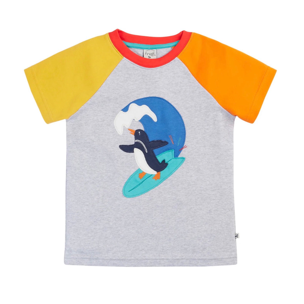 Frugi Renny T-Shirt 502063S6grfg Surf Clothing 2-3YRS / Multi,3-4YRS / Multi,4-5YRS / Multi,5-6YRS / Multi,6-7YRS / Multi,7-8YRS / Multi,8-9YRS / Multi
