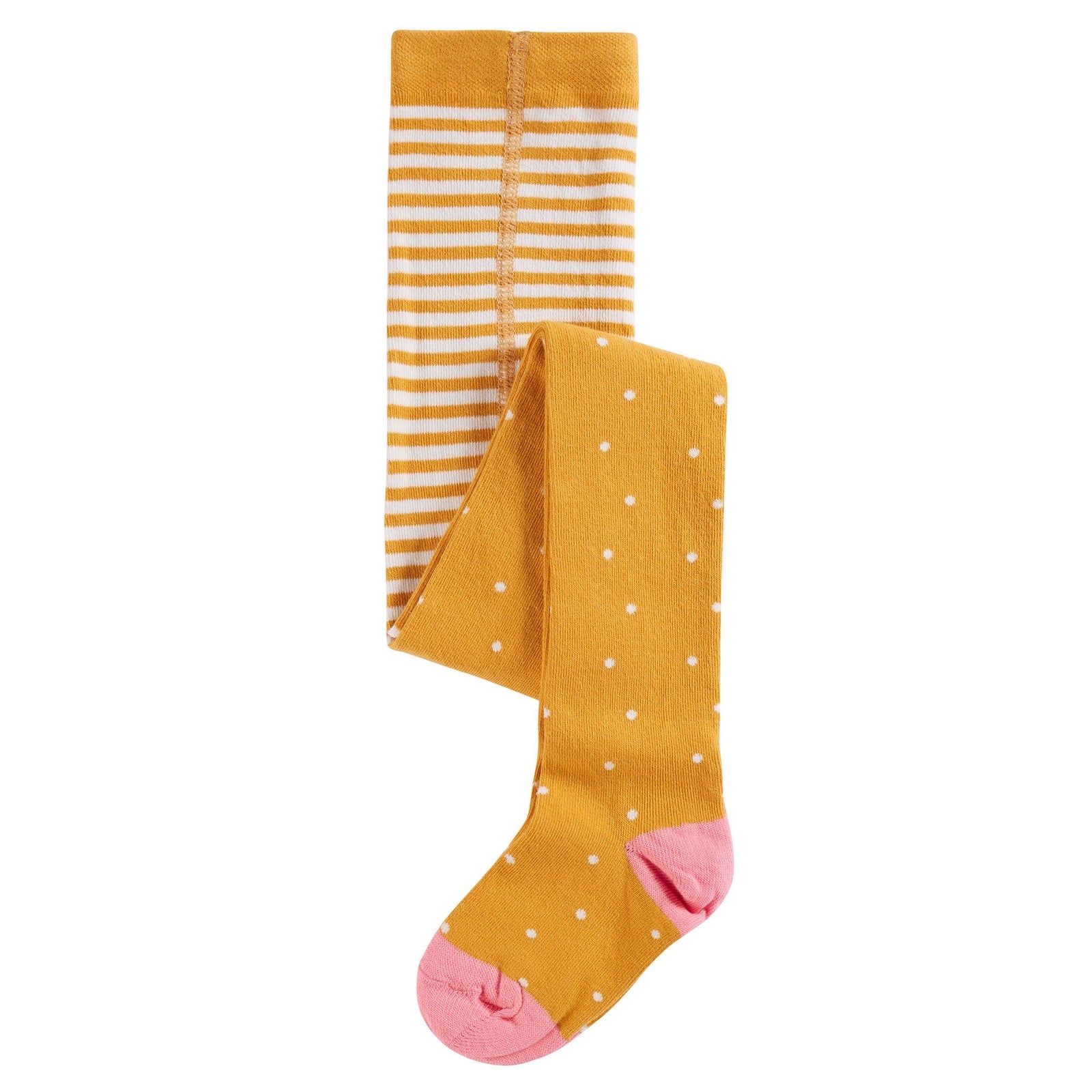 Frugi Frugi Gold Spot Tights Clothing 2-4YRS / Gold,4-6YRS / Gold,6-8YRS / Gold,8-10YRS / Gold