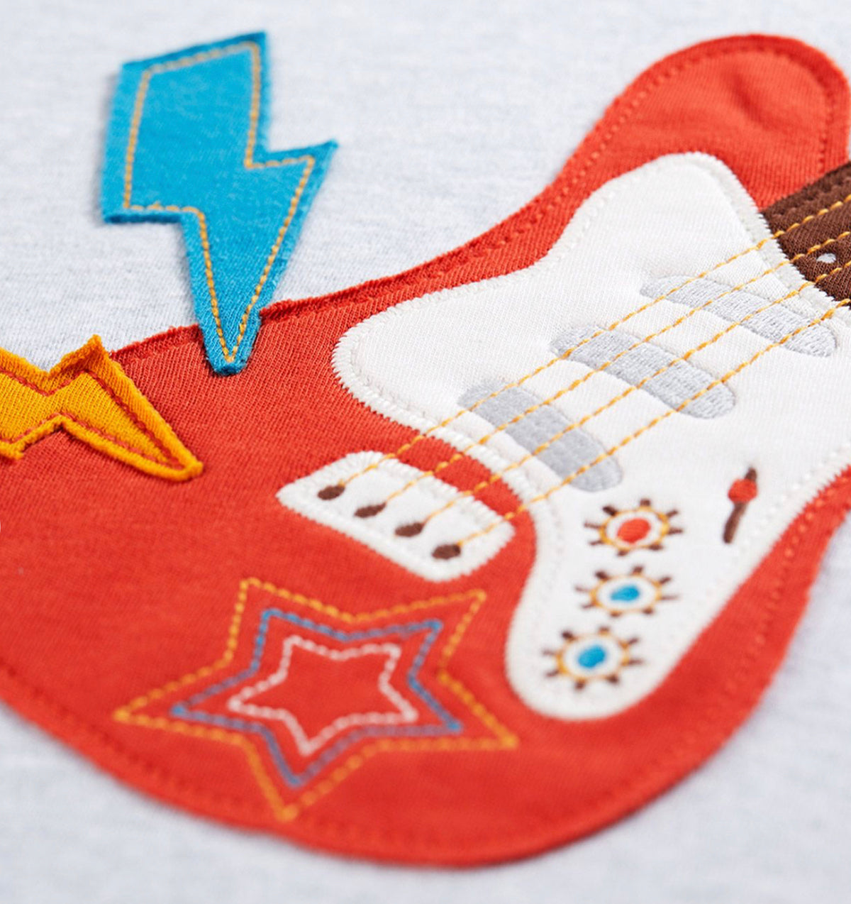 Frugi Adventure T-Shirt Grey Guitar Clothing 4-5YRS / Grey,5-6YRS / Grey,6-7YRS / Grey,7-8YRS / Grey,8-9YRS / Grey