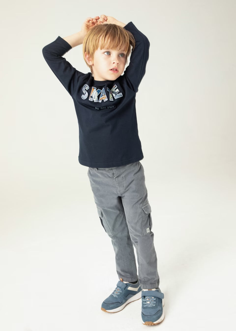 Mayoral Boys Skate T-Shirt 4050 Navy Clothing 4YRS / Navy,5YRS / Navy,6YRS / Navy,7YRS / Navy,8YRS / Navy,9YRS / Navy