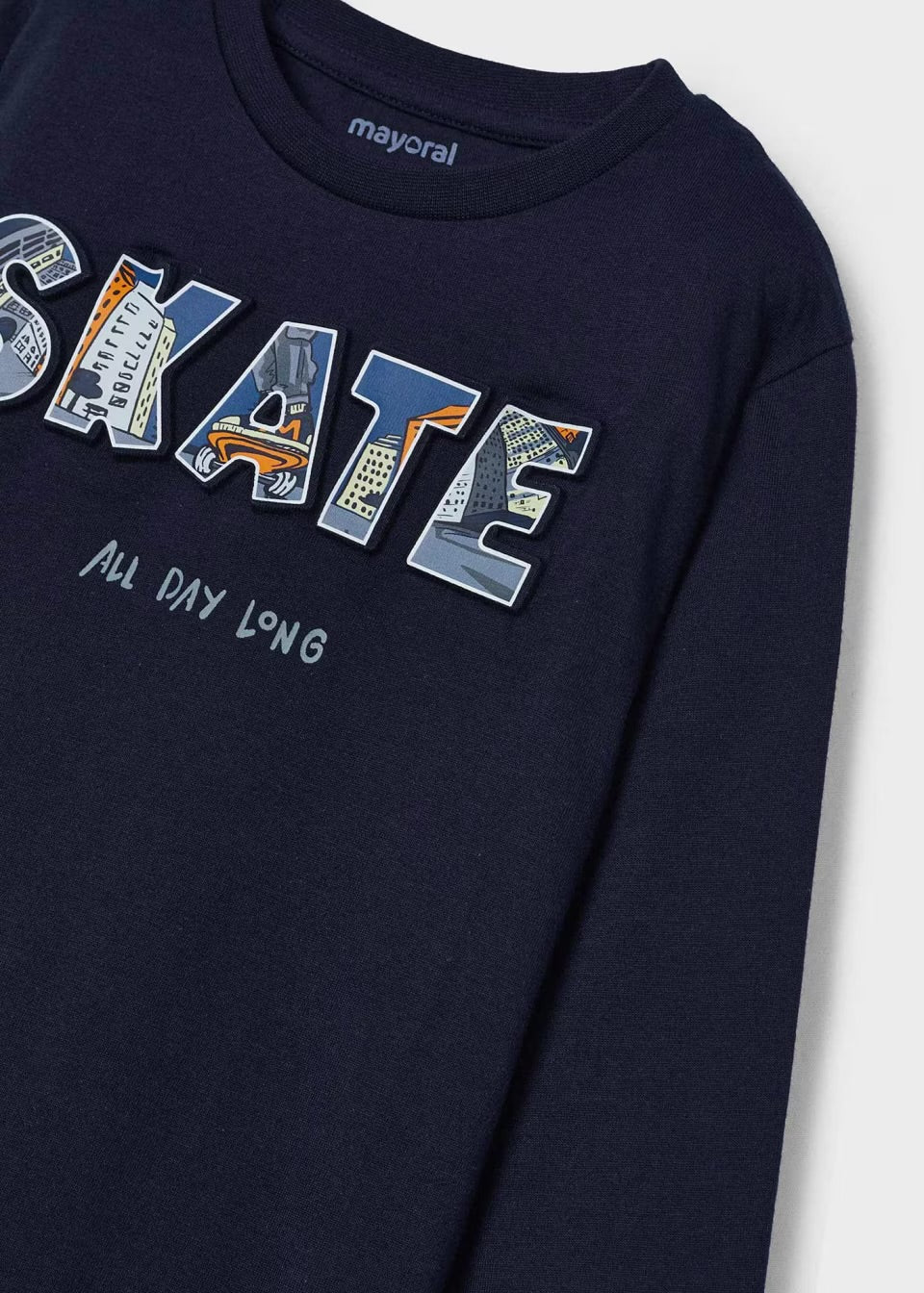 Mayoral Boys Skate T-Shirt 4050 Navy Clothing 4YRS / Navy,5YRS / Navy,6YRS / Navy,7YRS / Navy,8YRS / Navy,9YRS / Navy