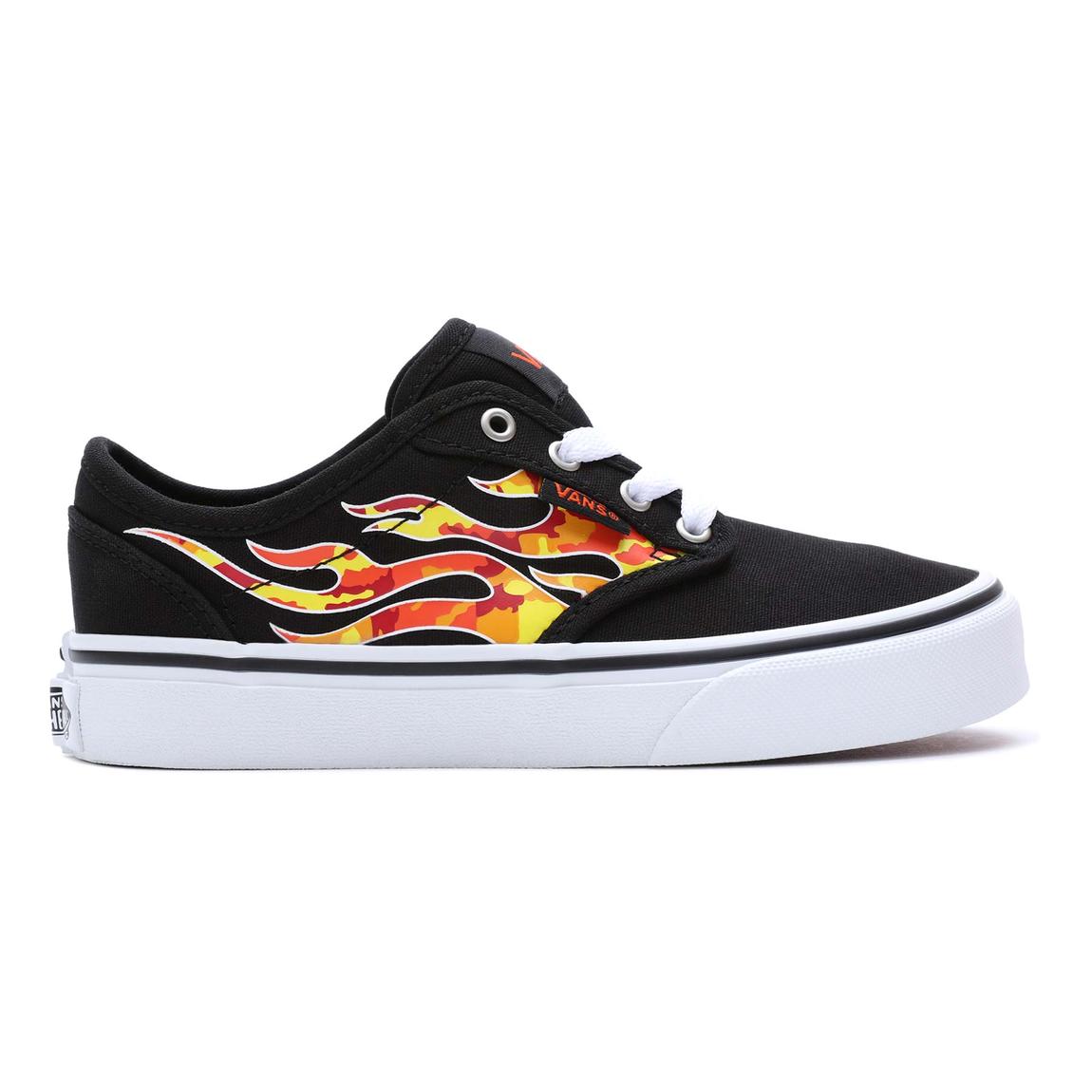 Vans Youth Atwood Flame Vn0a45jsba21 Footwear UK12 EU30 / Black,UK13 EU31 / Black,UK1 EU32 / Black,UK2 EU33 / Black,UK3 EU35 / Black,UK4 EU36.5 / Black,UK5 EU38 / Black,UK6 EU39 / Black