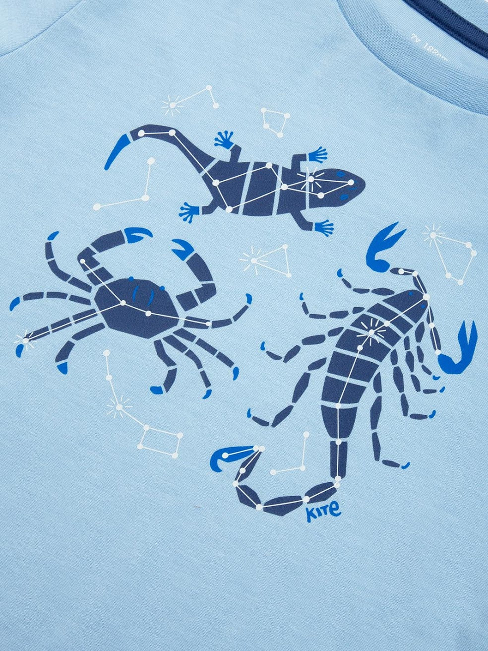Kite Constellations T-Shirt 62-9803 Pale Blue Clothing 3YRS / Pale Blue,4YRS / Pale Blue,5YRS / Pale Blue,6YRS / Pale Blue,7YRS / Pale Blue,8YRS / Pale Blue