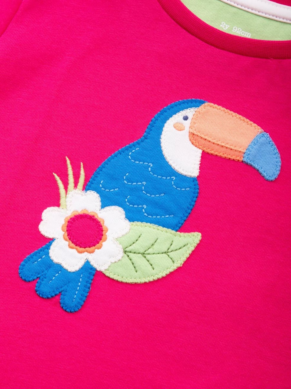 Kite Toucan Do It T-Shirt 62-F249 Clothing 6-9M / Pink,9-12M / Pink,12-18M / Pink,18-24M/2Y / Pink,3YRS / Pink,4YRS / Pink,5YRS / Pink,6YRS / Pink,7YRS / Pink,8YRS / Pink