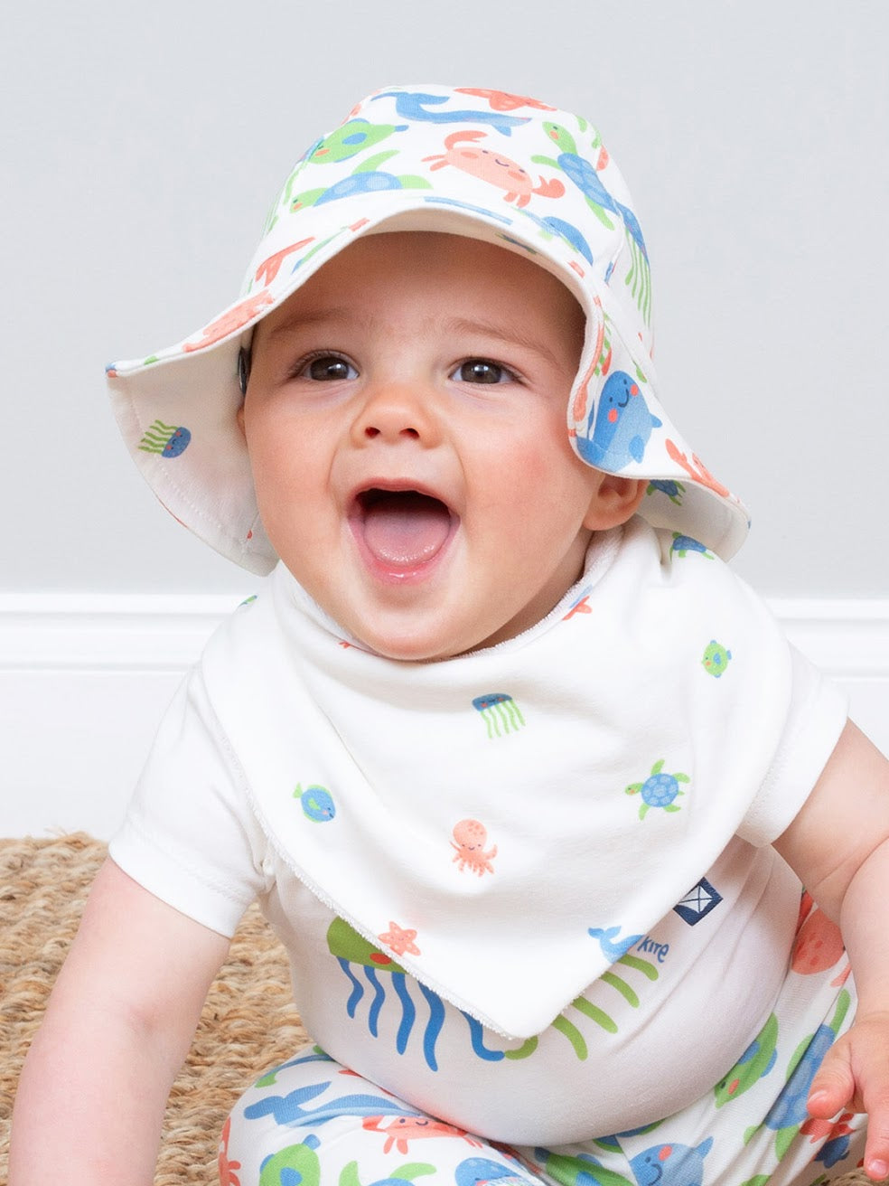 Kite Under The Sea Infant Sun Hat Clothing 0-6M / Multi,6-12M / Multi,12-24M / Multi