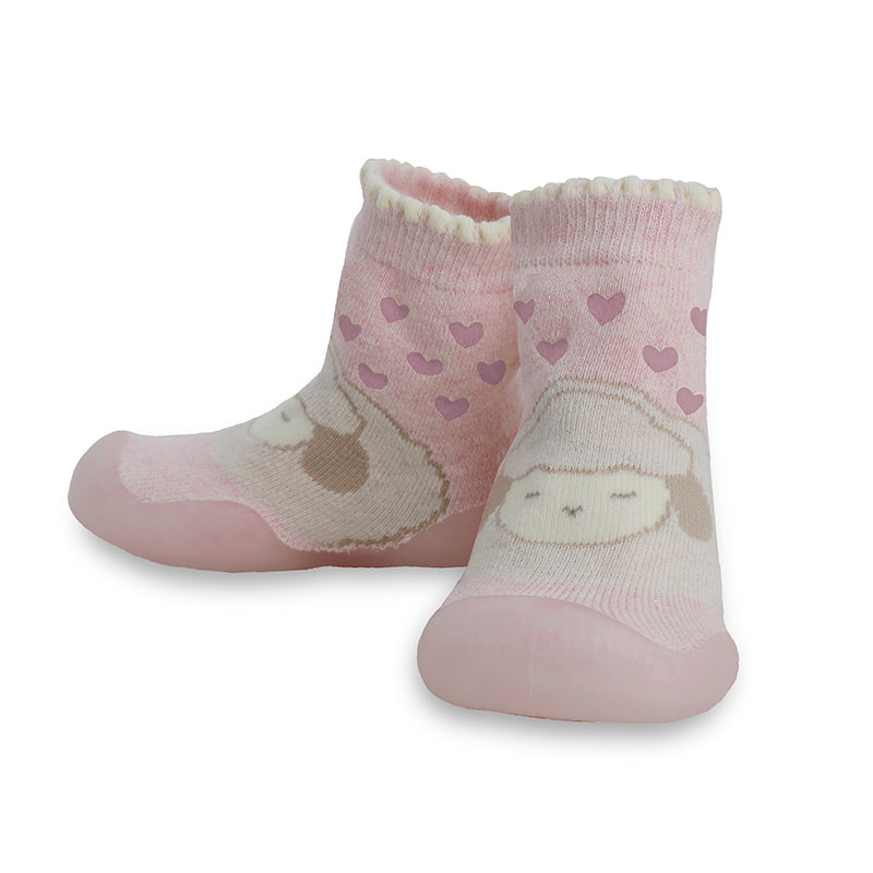 Mayoral Infant Sock Shoes 9781 Pink Sheep Clothing 3M / Pink,9M / Pink,12M / Pink,18M / Pink