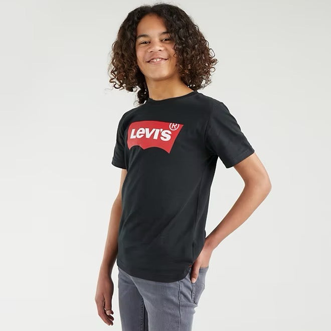 Levis Batwing T-Shirt 9E8157-023 Black Clothing 10YRS / Black,12YRS / Black,14YRS / Black,16YRS / Black