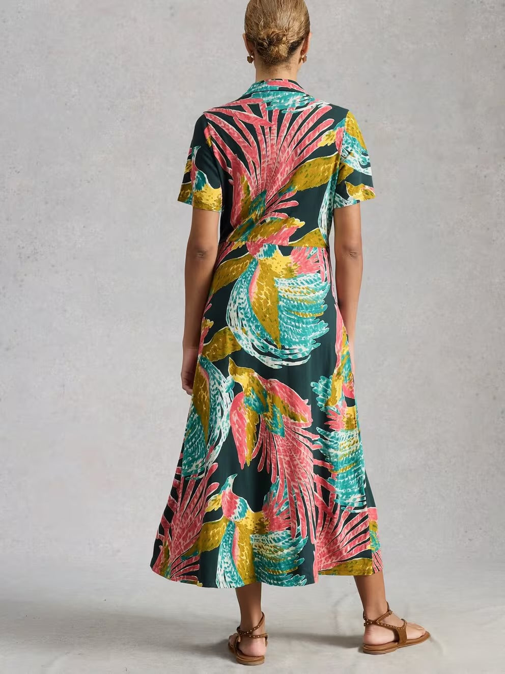 White Stuff Womens Rua Dress 446261 Pink Multi Clothing UK8 / Multi,UK10 / Multi,UK12 / Multi,UK14 / Multi,UK16 / Multi,UK18 / Multi