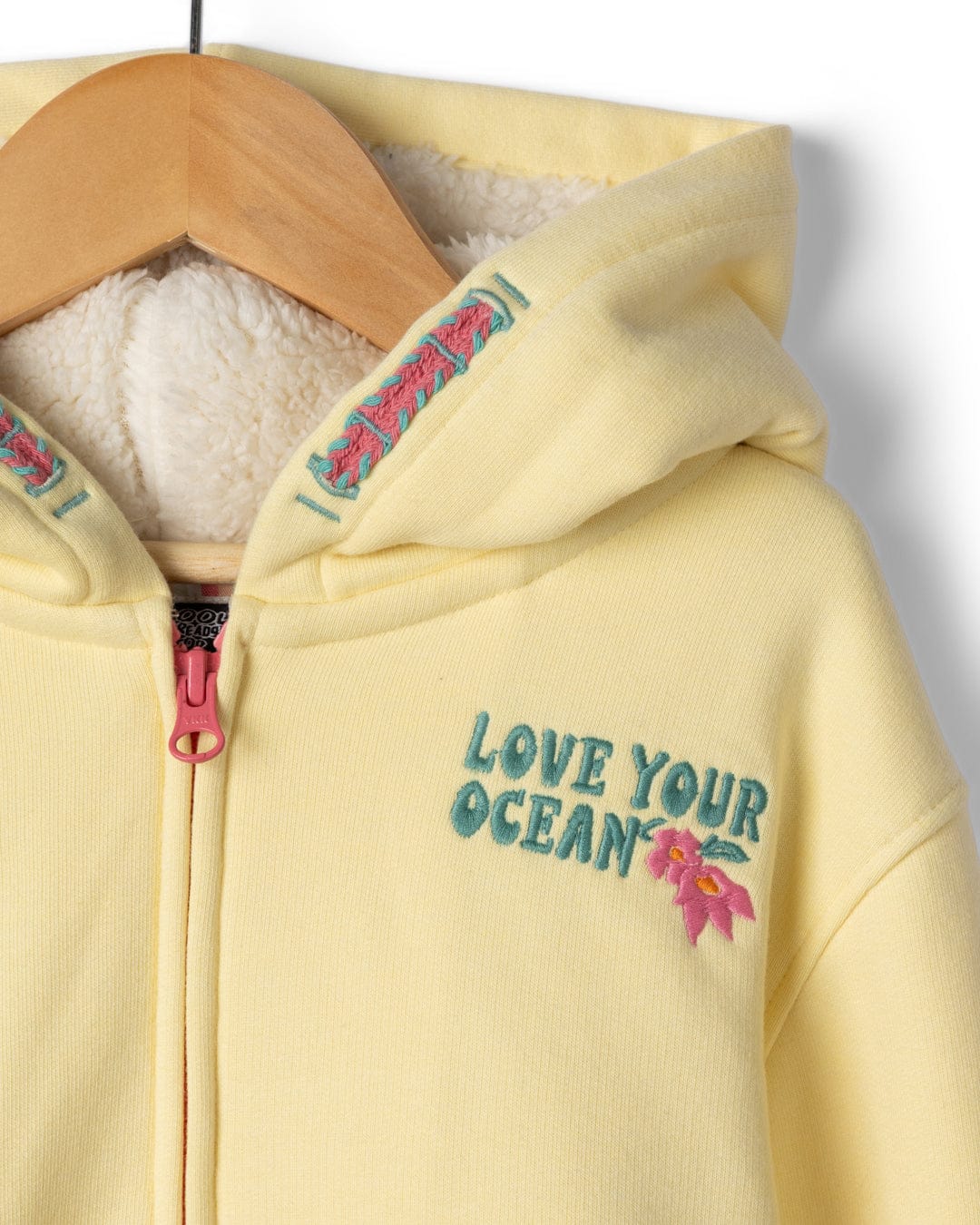 Saltrock Girls Sun Daze Sherpa Lined Zip Hoodie