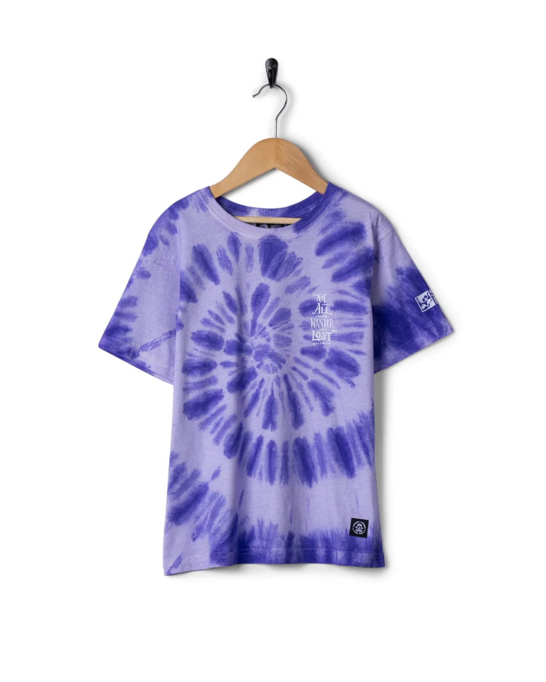 Saltrock Boys Losts Ships Tie Dye T-Shirt Purple Clothing 7/8YRS / Purple,9/10YRS / Purple,11/12YRS / Purple,13YRS / Purple