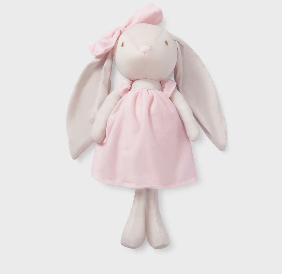 Mayoral Baby Girls Bunny Toy 19344 Pink Accessories ONE SIZE / Pale Pink