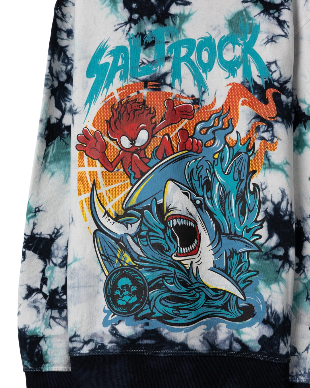 Saltrock Boys Jaws Pop Hoodie Clothing 7/8YRS / Multi,9/10YRS / Multi,11/12YRS / Multi,13YRS / Multi