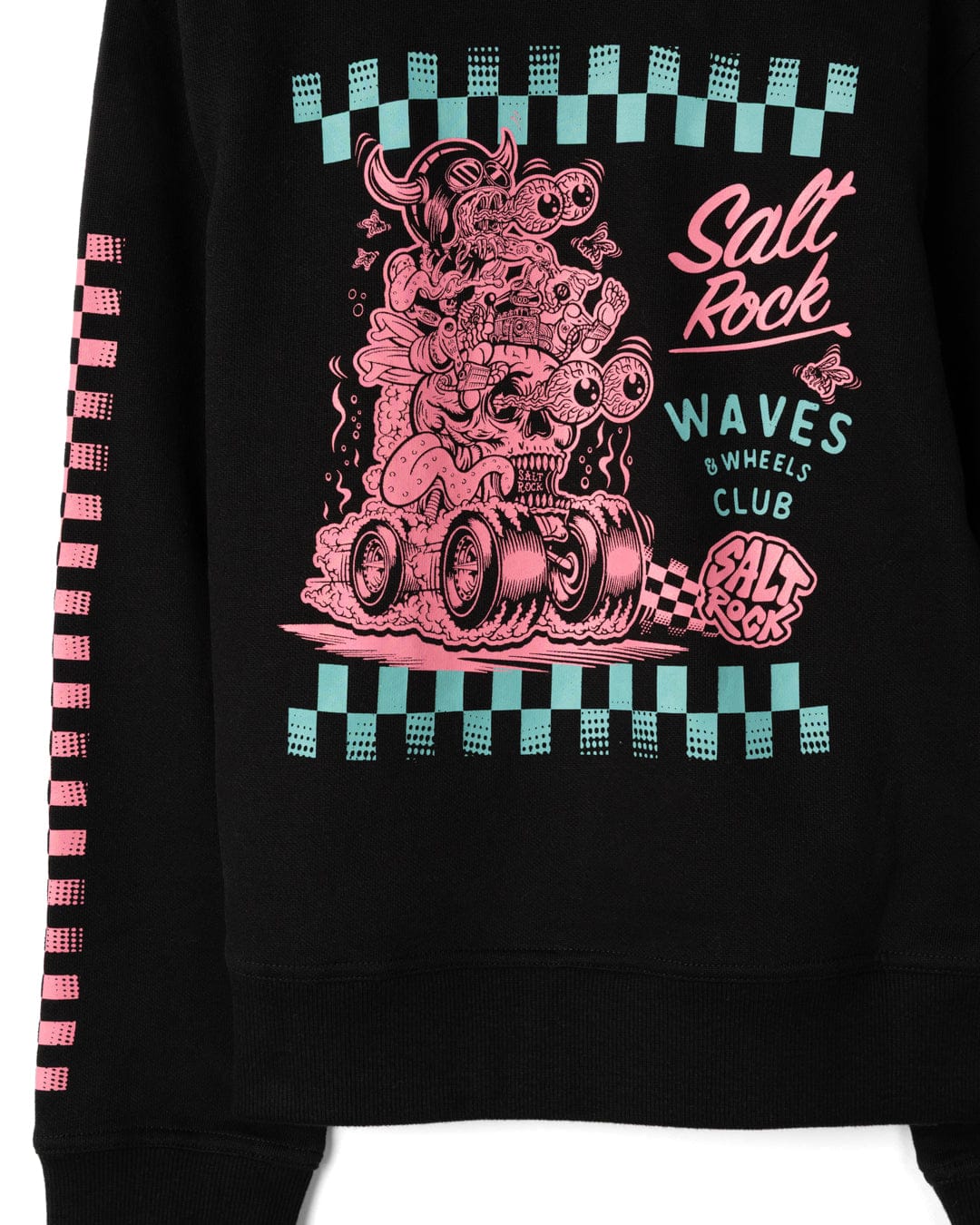 Saltrock Boys Creep Club Hoodie Black Clothing 9/10YRS / Black,11/12YRS / Black,13YRS / Black