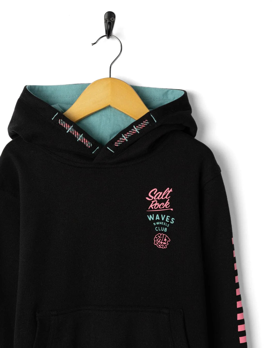 Saltrock Boys Creep Club Hoodie Black Clothing 9/10YRS / Black,11/12YRS / Black,13YRS / Black