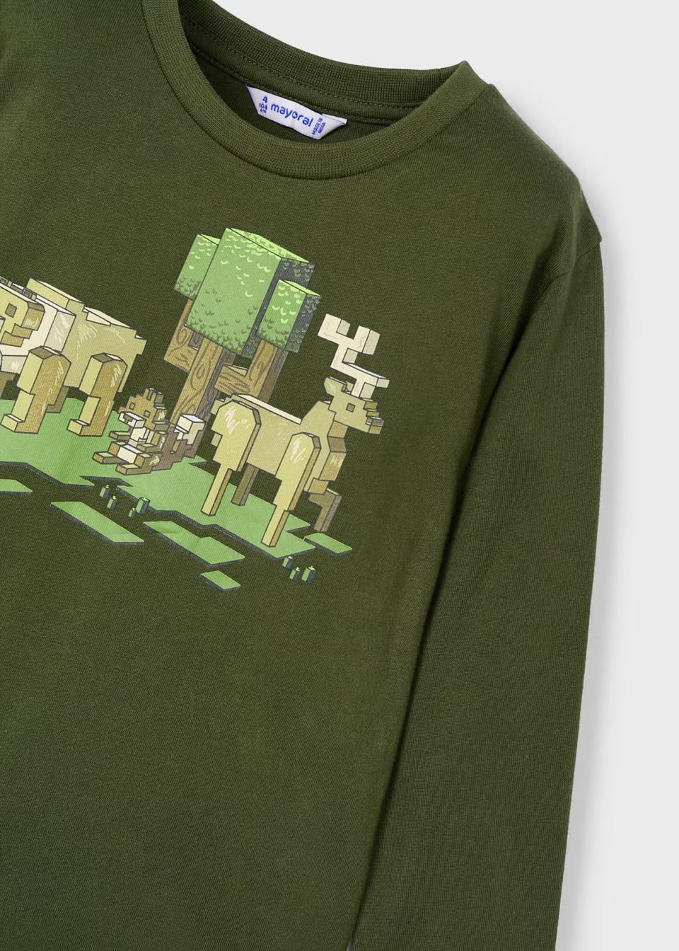 Mayoral Boys T-Shirt Nature 4054 Moss Clothing 3YRS / Khaki,4YRS / Khaki,5YRS / Khaki,6YRS / Khaki,7YRS / Khaki,8YRS / Khaki,9YRS / Khaki