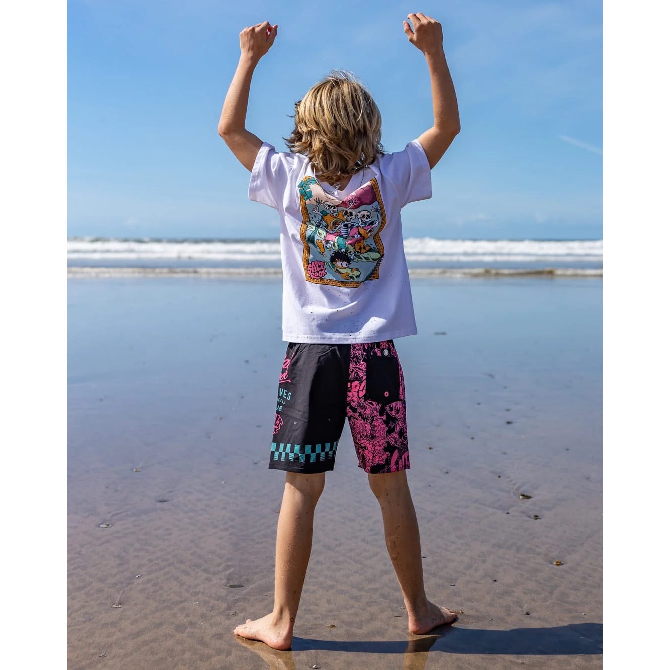Saltrock Boys Creep Club Boardshorts Clothing 9/10YRS / Multi,11/12YRS / Multi,13YRS / Multi