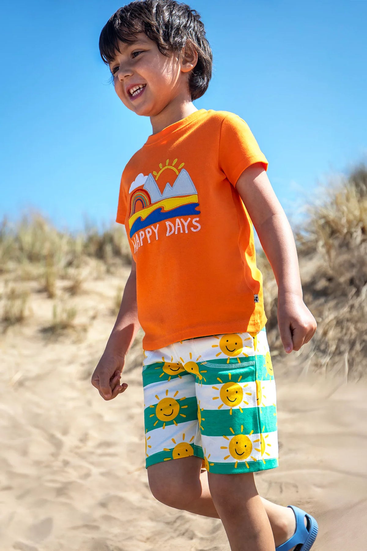 Frugi Carsen T-Shirt 500349S6szhn Happy Days Clothing 4-5YRS / Orange,5-6YRS / Orange,6-7YRS / Orange,7-8YRS / Orange,8-9YRS / Orange