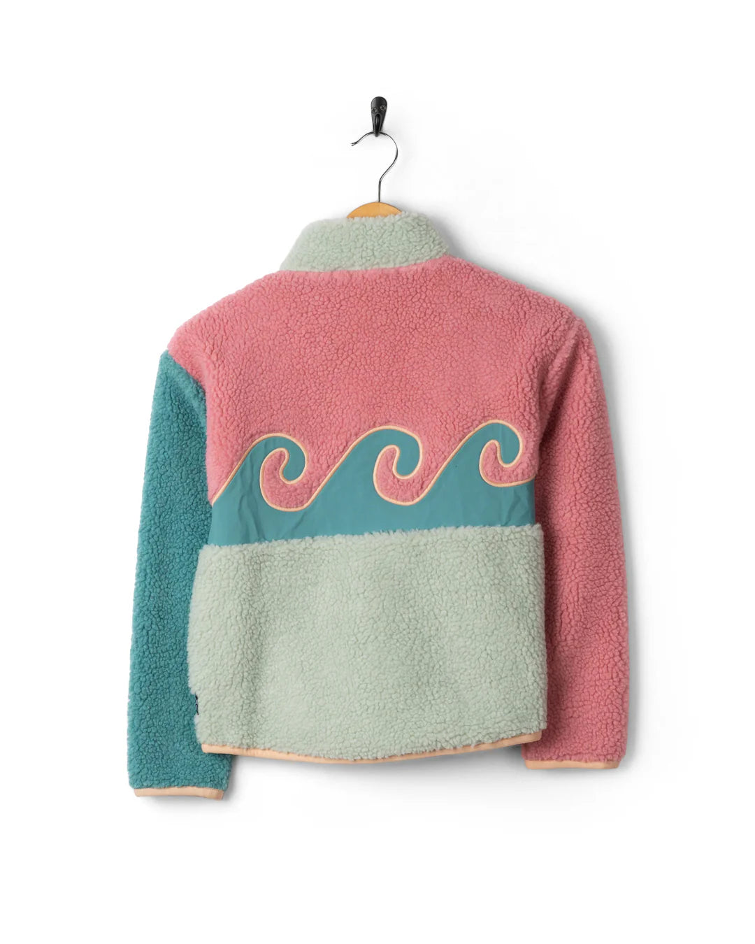 Saltrock Girls Emery Wave Sherpa Zip Fleece Clothing 11/12YRS / Multi