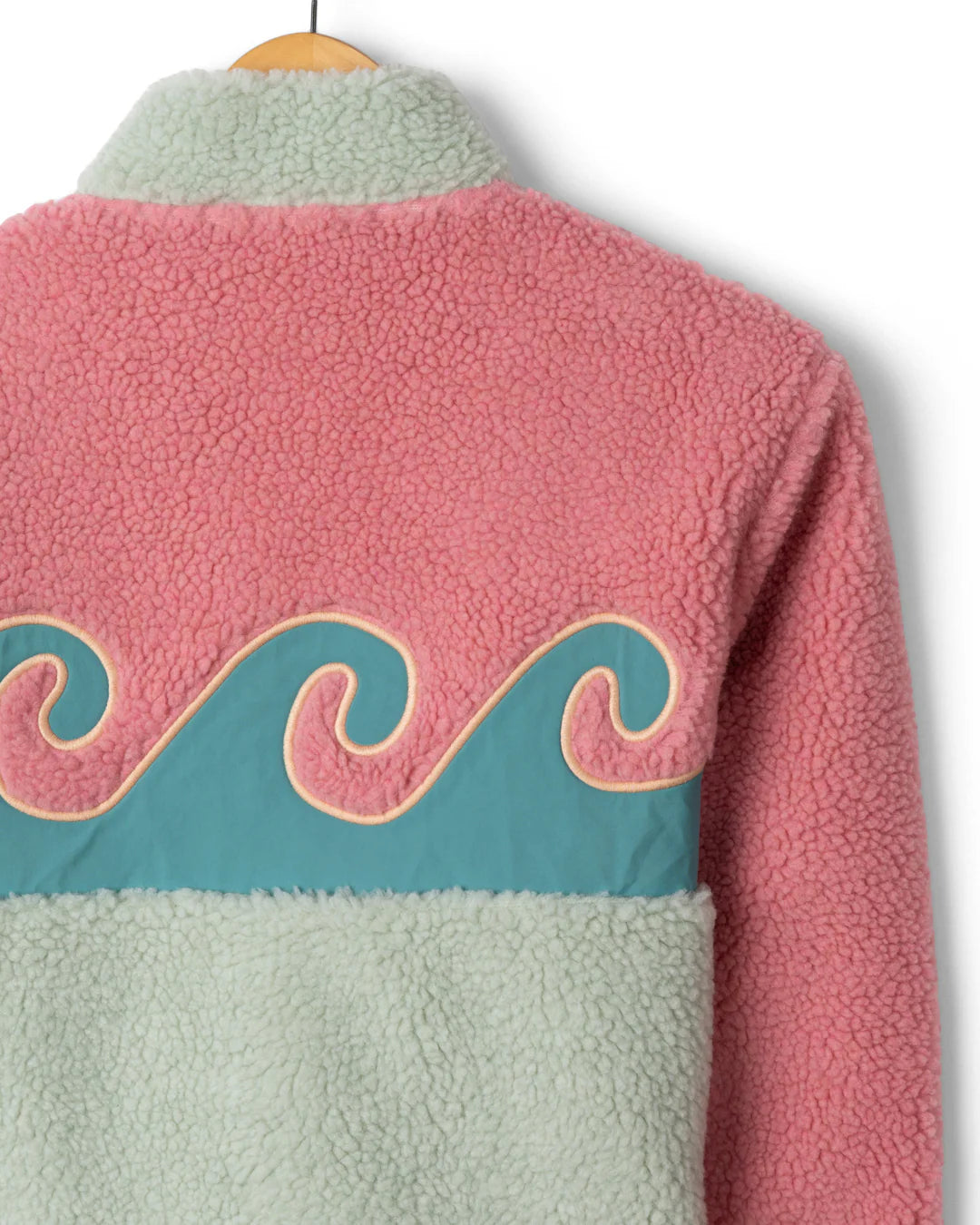 Saltrock Girls Emery Wave Sherpa Zip Fleece Clothing 11/12YRS / Multi