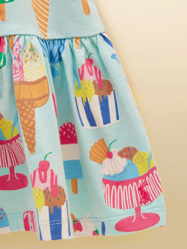 Joules Girls Nellie Ice Cream Dress H88-194 Clothing 4YRS / Multi,5YRS / Multi,7YRS / Multi,8YRS / Multi,9YRS / Multi