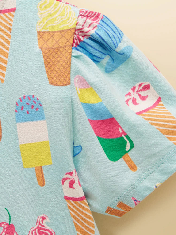 Joules Girls Nellie Ice Cream Dress H88-194 Clothing 4YRS / Multi,5YRS / Multi,7YRS / Multi,8YRS / Multi,9YRS / Multi