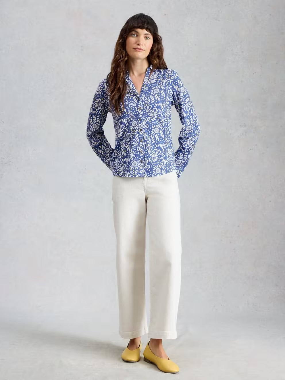 White Stuff Womens Annie Shirt 446474 Bright Blue Clothing UK8 / Blue,UK10 / Blue,UK12 / Blue,UK14 / Blue,UK16 / Blue,UK18 / Blue