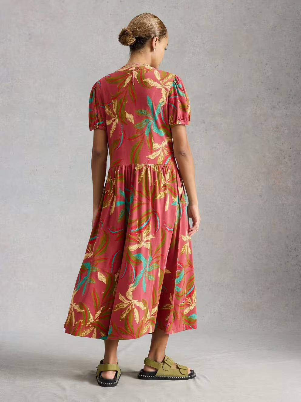 White Stuff Womens Leah Dress 447240 Pink Print Clothing UK8 / Pink,UK10 / Pink,UK12 / Pink,UK14 / Pink,UK16 / Pink,UK18 / Pink