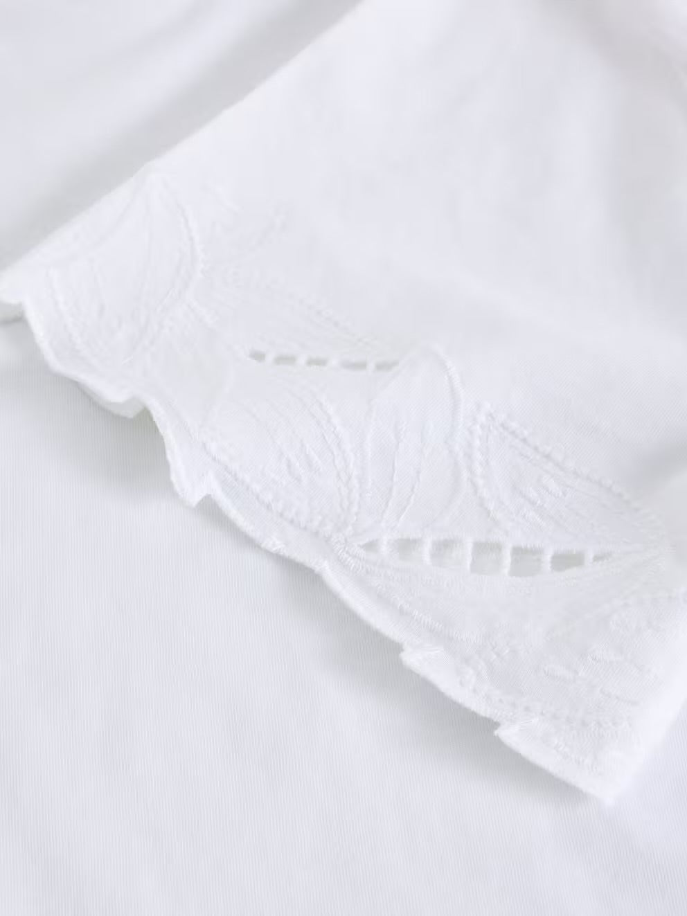 White Stuff Womens Colleen Cutwork Top 445843 White Clothing UK8 / White,UK10 / White,UK12 / White,UK14 / White,UK16 / White