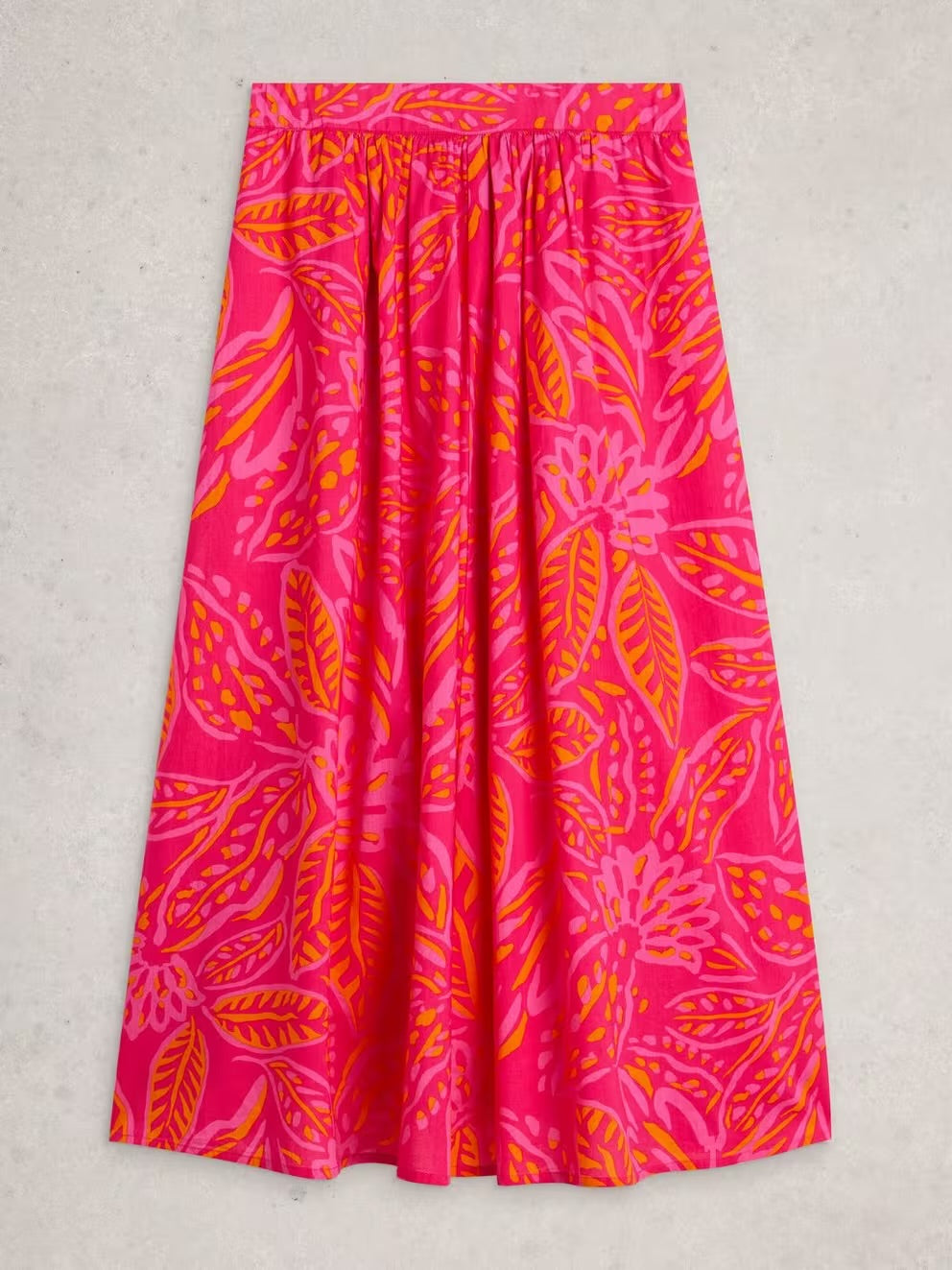 White Stuff Womens Abigail Midi Skirt 446235 Pink Clothing UK8 / Pink,UK10 / Pink,UK12 / Pink,UK14 / Pink,UK16 / Pink