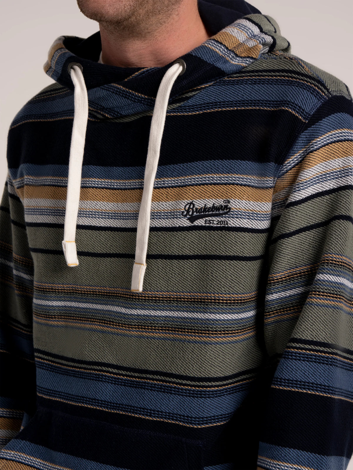 Brakeburn Mens Thornecombe Hoodie Multi Clothing M / Multi,L / Multi,XL / Multi,XXL / Multi